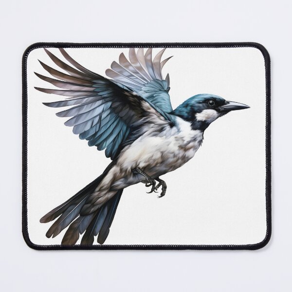 Item preview, Flying butcherbird designed and sold by GediaPrints.