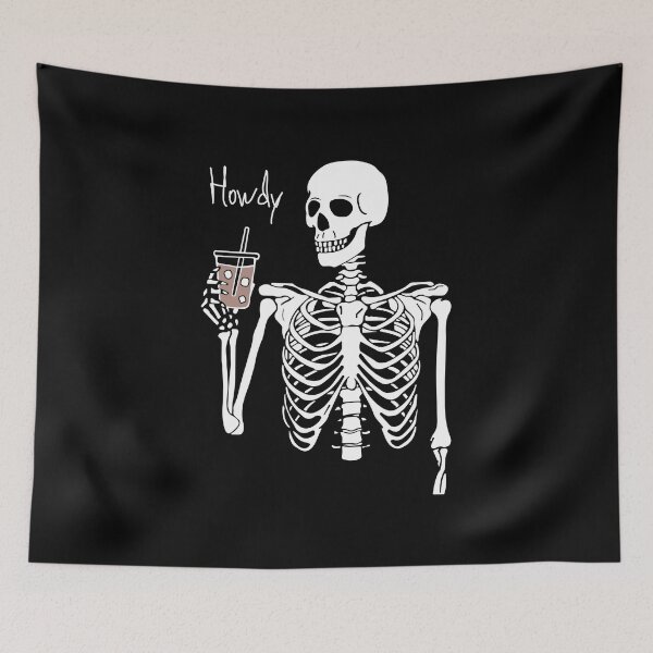 Item preview, Howdy Skeleton , Ryan Trahan designed and sold by doorzz.