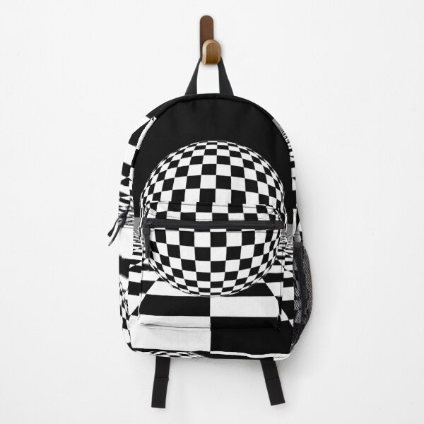 Item preview, Checkered Sphere on a Checkerboard Floor designed and sold by pinkal.
