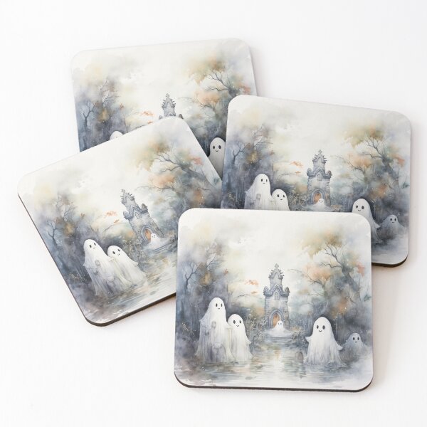 Item preview, Playful Spirits in a Misty Graveyard 1 designed and sold by MSMMart.