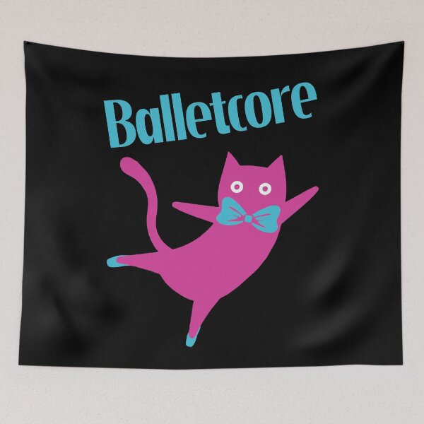 Item preview, Balletcore Cute Cat  designed and sold by ArtisShops.