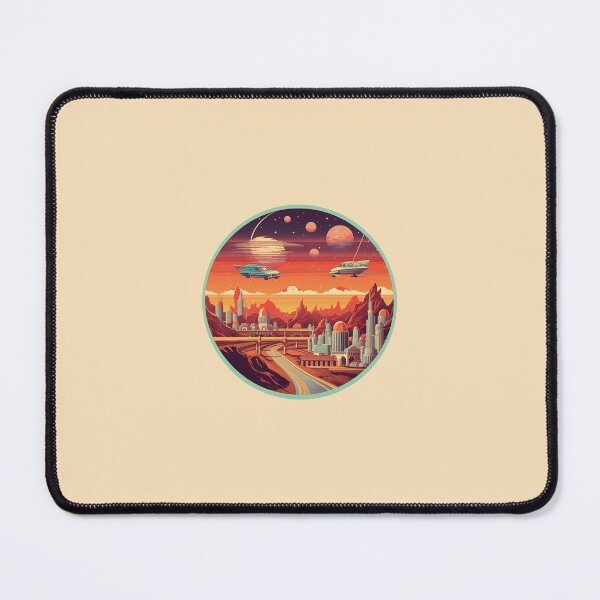 Item preview, Colony on Mars with flying cars designed and sold by FuturITsic.Synthography.