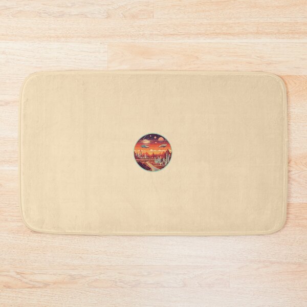 Item preview, Colony on Mars with flying cars designed and sold by FuturITsic.Synthography.