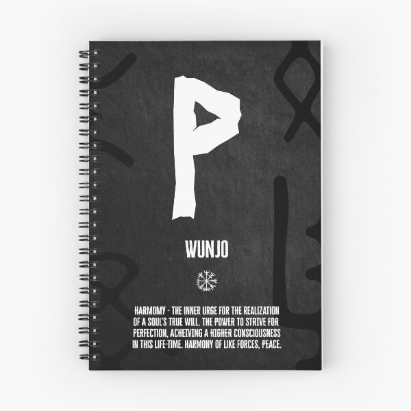 Item preview, ELDER FUTHARK 'WUNJO' - RUNE POSTER designed and sold by SALENTOmadness.