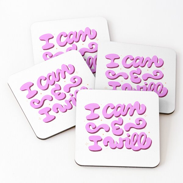Item preview, I Can & I Will Typography designed and sold by Gabba Delgado.