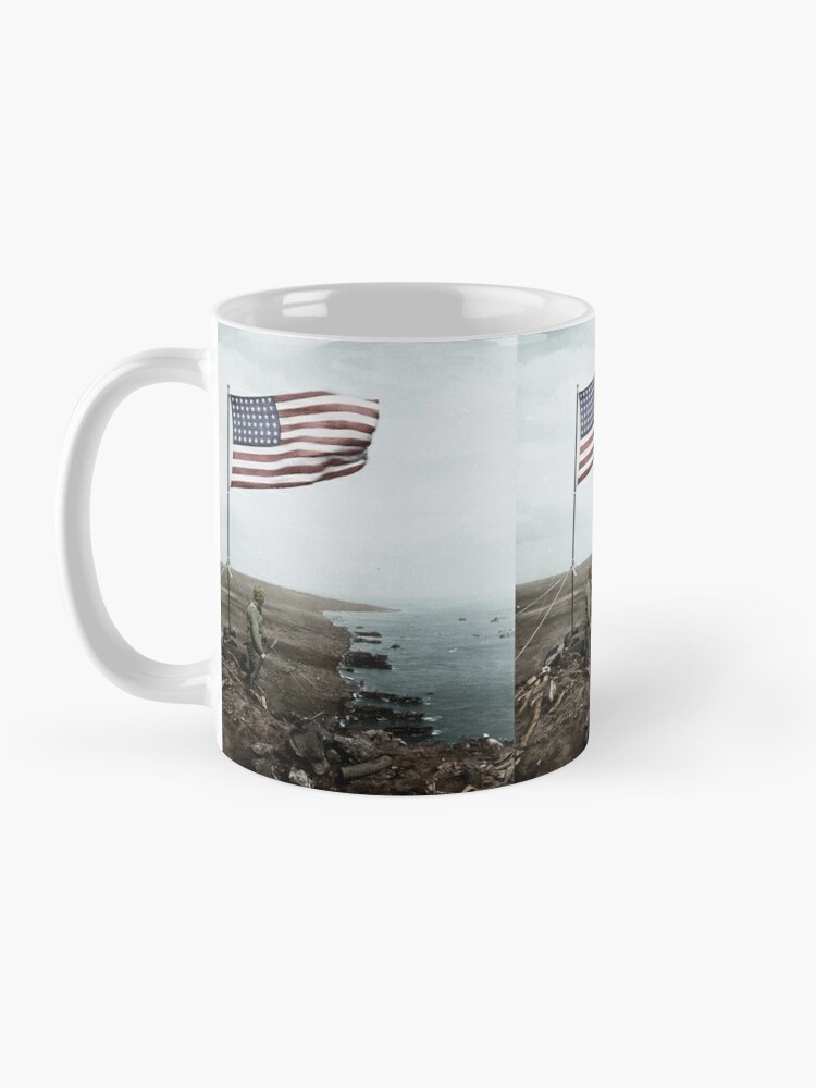 Thumbnail 3 of 6, Coffee Mug, World War Two US Marine, Iwo Jima  designed and sold by LTHistory.