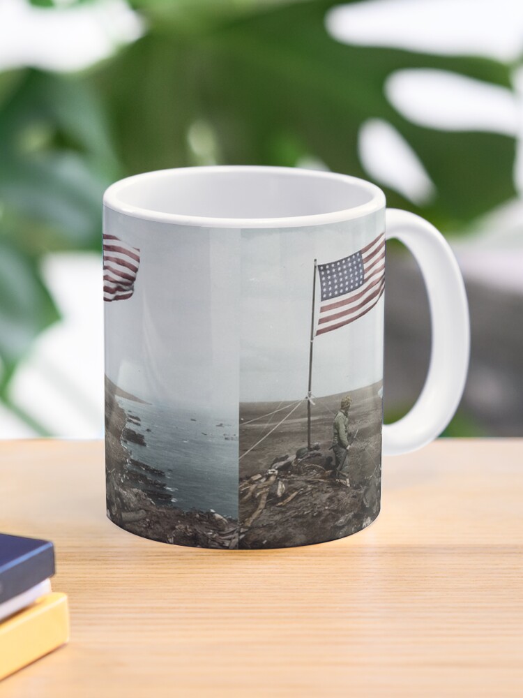 Thumbnail 1 of 6, Coffee Mug, World War Two US Marine, Iwo Jima  designed and sold by LTHistory.