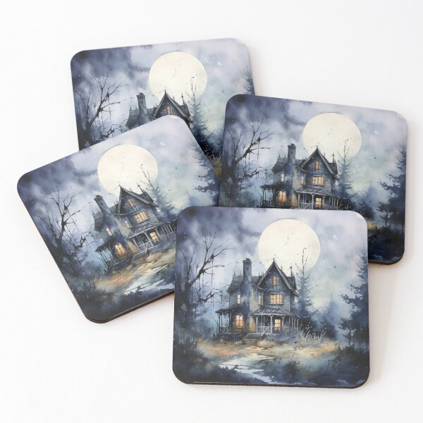 Item preview, Mystical Haunted House under the Full Moon 1 designed and sold by MSMMart.