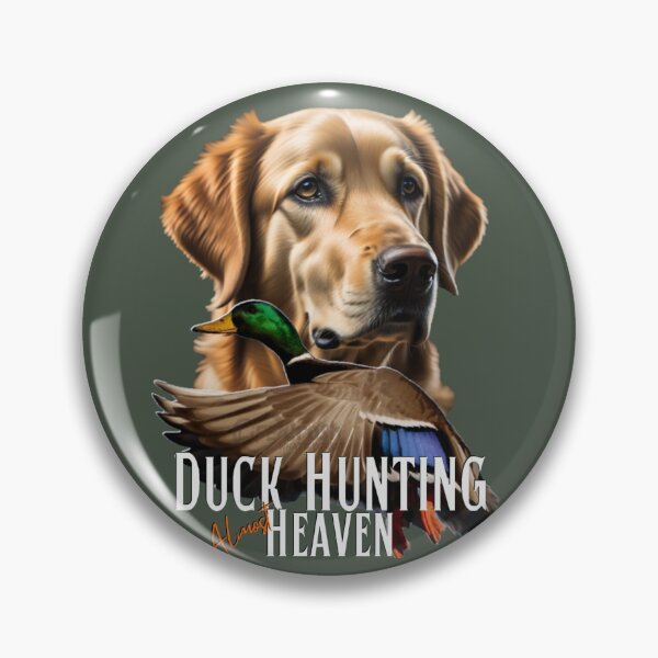 Item preview, Duck Hunting Golden Retriever and Flying Mallard designed and sold by LifeCrush.