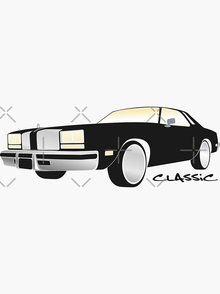 Classic Car, Cutlass Supreme Sticker for Sale by Blase--Splee
