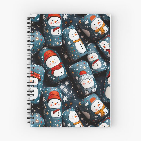 Item preview, Snowmen Fabric Pattern designed and sold by Nange and Gabe.