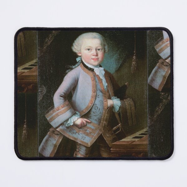 Item preview, The Boy Mozart painting designed and sold by MoriVond.