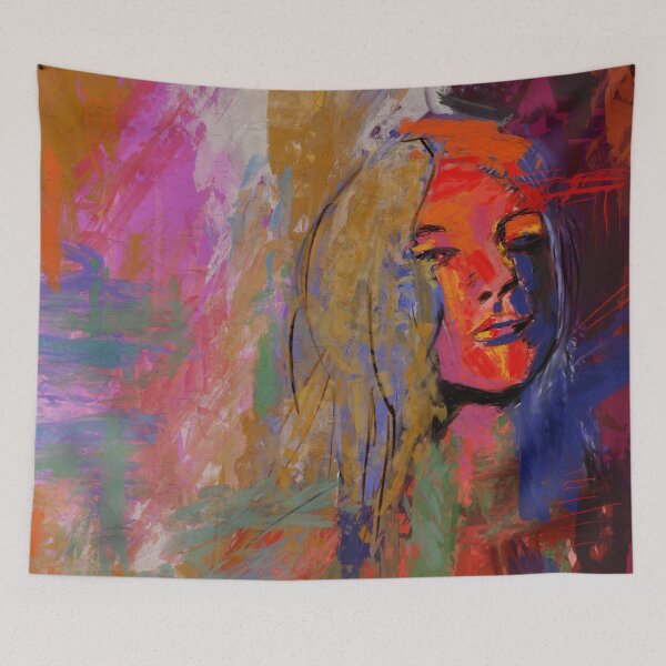Item preview, Colorful Abstract Portrait designed and sold by Jane Domenech.
