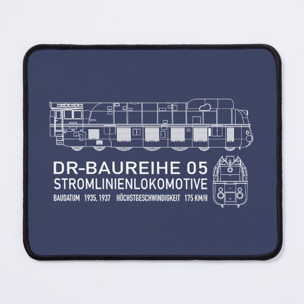 Item preview, DRG Class 05 German Steam Locomotive Blueprint Diagram designed and sold by Maljonic.
