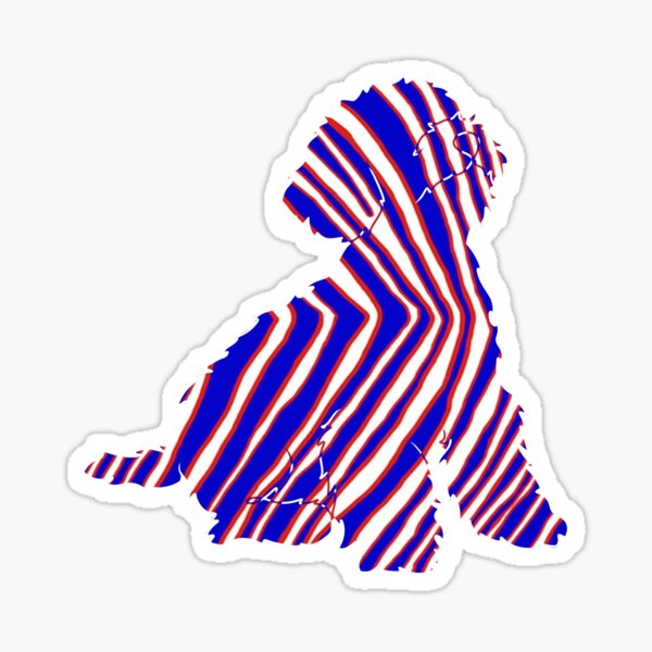 Zubaz Standing Buffalo - Buffalo Bills - Sticker