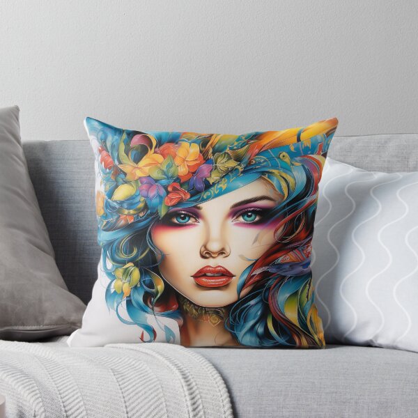 Item preview, Multicolored Portrait of a Woman - Radiant Diversity designed and sold by Neuronexia.