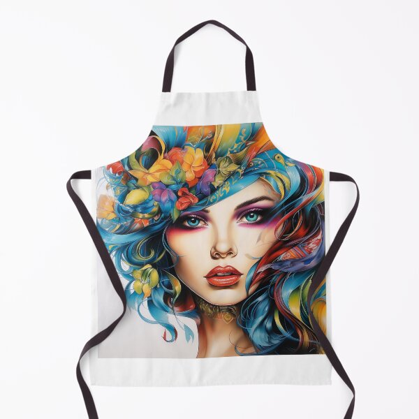 Item preview, Multicolored Portrait of a Woman - Radiant Diversity designed and sold by Neuronexia.
