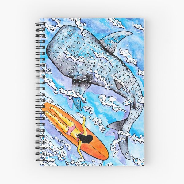 Item preview, Surfer Girl and Whale Shark  designed and sold by wademcmillan.