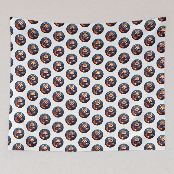 Item preview, Panda School Red Panda Scientist Red Panda Mathematic designed and sold by ArtFromBeyond.