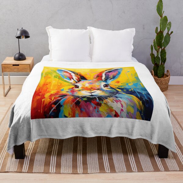 Item preview, Rainbow Rabbit: An Explosion of Colors in Animal Art designed and sold by Neuronexia.
