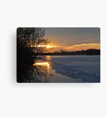 Icy Dawn Canvas Print