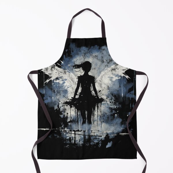 Item preview, A Vintage Distressed Street Art Fairy / Faerie Blue designed and sold by GVRDesign.