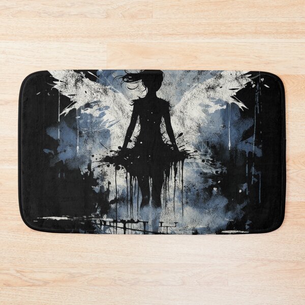 Item preview, A Vintage Distressed Street Art Fairy / Faerie Blue designed and sold by GVRDesign.