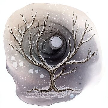 Winter Moon Sticker for iOS & Android