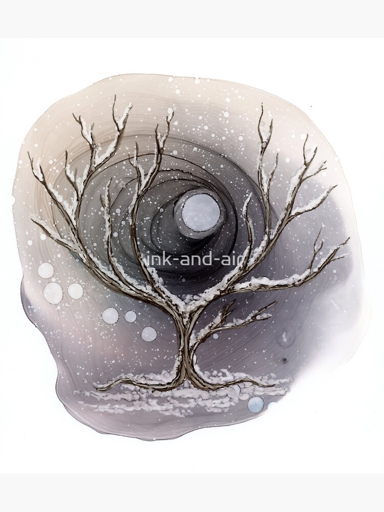 Winter Moon Sticker for iOS & Android