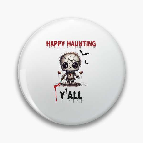 Item preview, Happy Haunting Yall, Haunting Season, Halloween Scary Doll designed and sold by SportyDogShop.