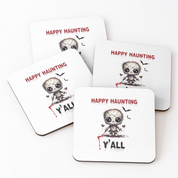 Item preview, Happy Haunting Yall, Haunting Season, Halloween Scary Doll designed and sold by SportyDogShop.