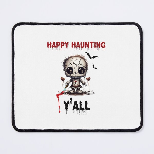 Item preview, Happy Haunting Yall, Haunting Season, Halloween Scary Doll designed and sold by SportyDogShop.