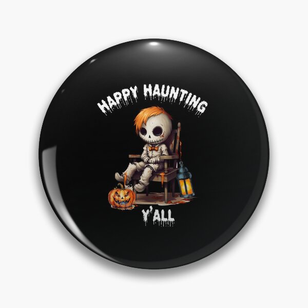 Item preview, Happy Haunting Yall, Haunting Season, Halloween Scary Doll designed and sold by SportyDogShop.