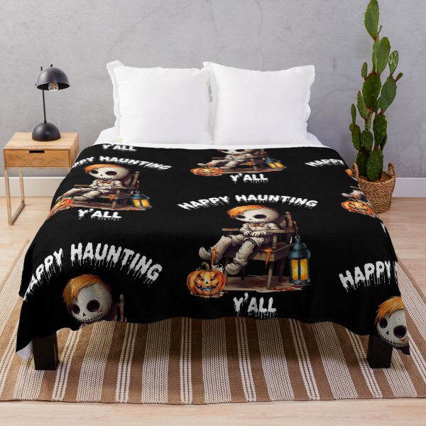 Item preview, Happy Haunting Yall, Haunting Season, Halloween Scary Doll designed and sold by SportyDogShop.