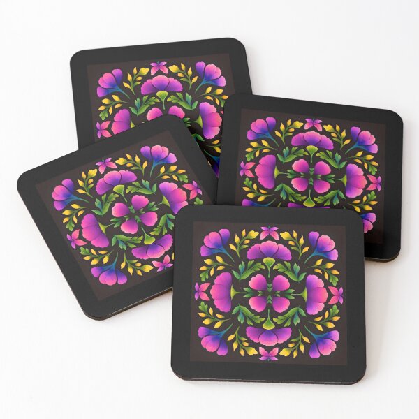 Item preview, Hungarian Folk Endangered Flower mandala designed and sold by Charmy Design.