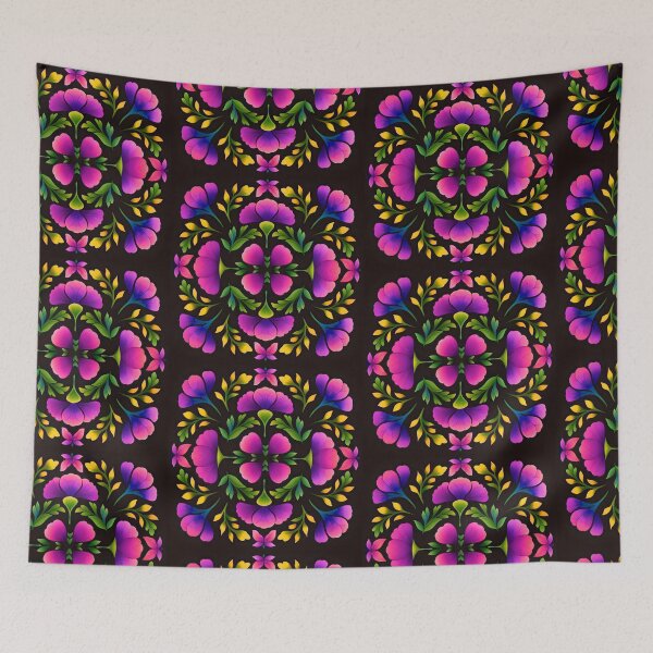 Item preview, Hungarian Folk Endangered Flower mandala designed and sold by Charmy Design.