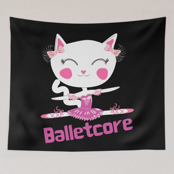 Item preview, Funny Balletcore Cat  designed and sold by ArtisShops.