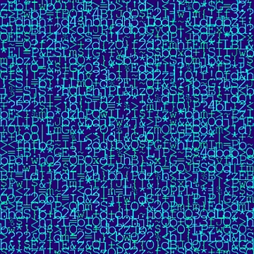 Artwork thumbnail, Abstract Blue Pattern by Rell1970