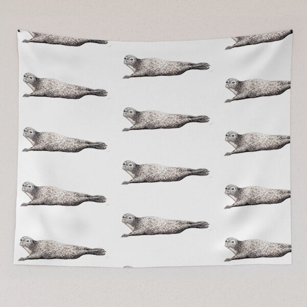 Item preview, Harbour seal designed and sold by chloeyzoard.