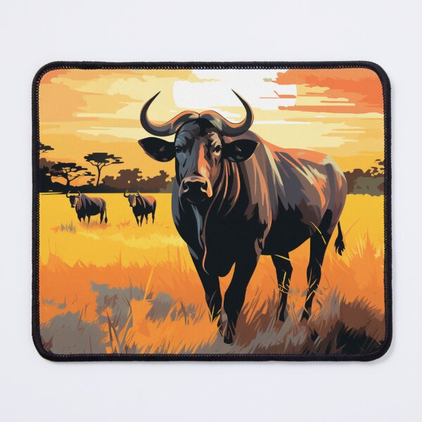 Item preview, A Pop Art Travel Print of the Serengeti National Park - Tanzania designed and sold by StudioRedKoala.