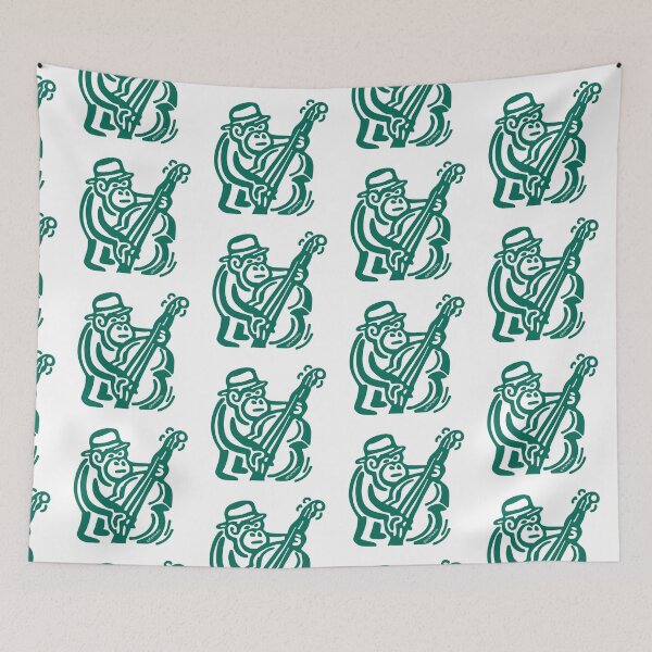 Item preview, Jazz Monkey Doodle designed and sold by PickledjoArt.