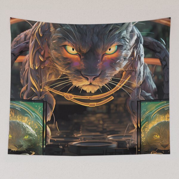 Item preview, “The Feline-Serpent of the Apocalypse” designed and sold by Art-Vortex-fr.