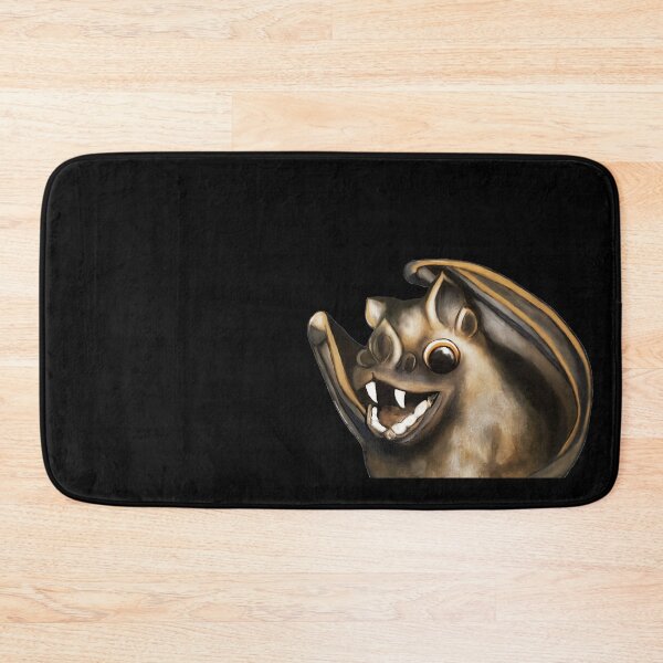 Item preview, White Shouldered Bat acrylic/digital painting designed and sold by Funsize-Art.