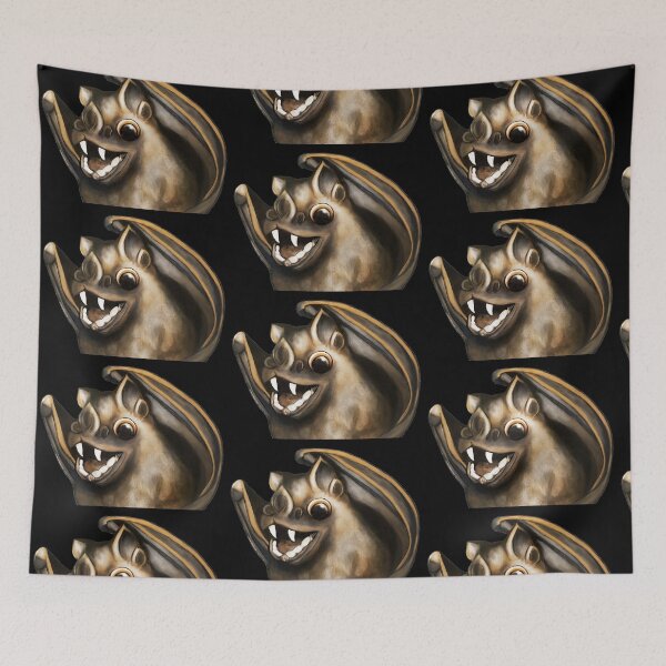 Item preview, White Shouldered Bat acrylic/digital painting designed and sold by Funsize-Art.