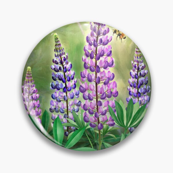 Aperçu de l'œuvre Fleurs de lupin du Colorado créée et vendue par Halcyon-Studio.