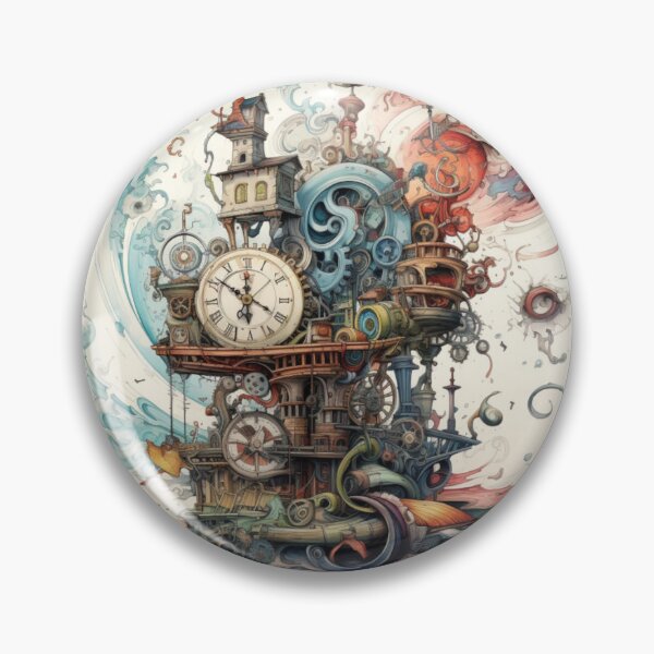 Item preview, Victorian Steampunk Clockwork Tornado Victorian Inspired Art  designed and sold by CDC40.