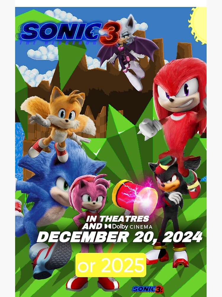 Sonic Movie 3 poster by @Snartles : r/SonicTheMovie
