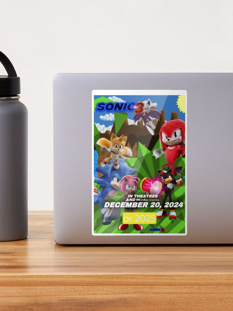 sonic movie 3 theme green hills Sticker for Sale by switch2