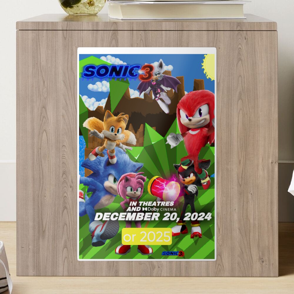 sonic movie 3 theme green hills Sticker for Sale by switch2