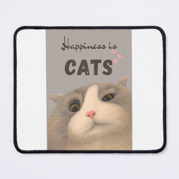 Item preview, Happiness is Cats Hard Cover Journal designed and sold by MaritimeArts.